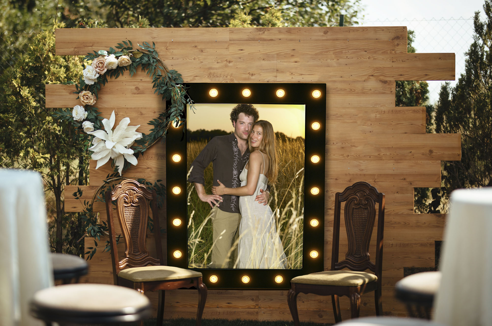 Wedding decorations out of letters