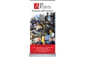 Roll-ups, banner systems, Aboards