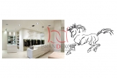Reusable plastic painting stencils
