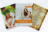 Leaflets, brochures, folders, invitations