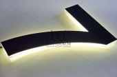 Backlit letters