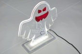 Edge-lit signs with personalized engraving / desk lamps