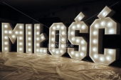 Light letters MILOSC