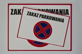 Signboards, informational and warning panels