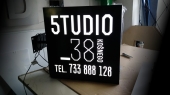 Two-sided light boxes