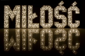 Light letters MILOSC