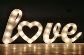 Light LOVE letters