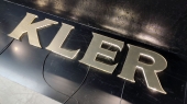 3D Backlit letters out of aluminium tape