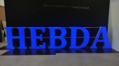 Light letters out of aluminium tape