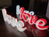 Light LOVE letters