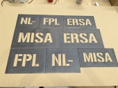 Magnetic painting stencils
