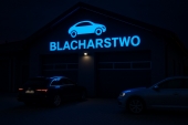 Light letters out of aluminium tape