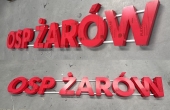 Illuminated 3D letters made of plexiglass
